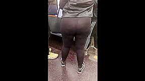 Nice Round Latina teen 18+ Ass in Black Spandex