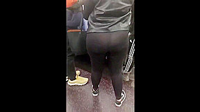 Nice Round Latina teen 18+ Ass in Black Spandex