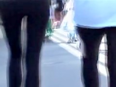 Nice tight pants wrapping the candid amateur booty 01g