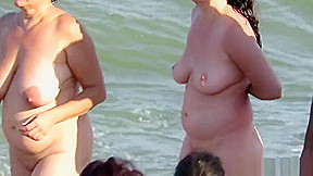 Nude Milfs Mature Ladies Beach HD Video