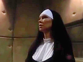 Nuns Shove Crosses In Ass