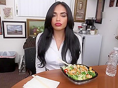 Office fucking with hot Selena Santana