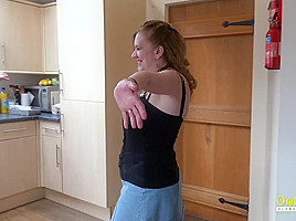 OldNannY Two British Mature Lesbians Titplay