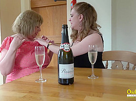 OldNannY Two British Mature Lesbians Titplay