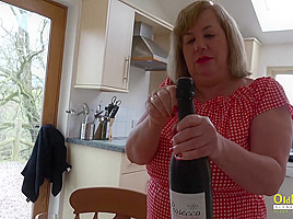 OldNannY Two British Mature Lesbians Titplay