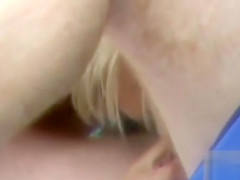 Oral foreplay between a mature couple