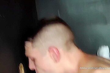 Oscar Cums Twice Gloryhole Gay Porn Boys