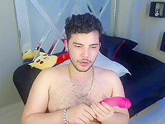 Oso Peludo Jugando Con Un Dildo Gigante