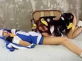 Otaku Lesbians Fuck With Strap-on!   F70