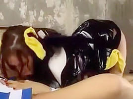 Otaku Lesbians Fuck With Strap-on!   F70