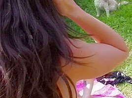 Outdoor Anal Fuck With Horny Brunette Who Likes To Be Filmed - HotEuroGirls