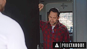 PURE TABOO He Shares His Petite Stepdaughter Madi Collins With A Social Worker To Keep Their Secret