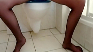 Pantyhose Toilet