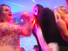 Party loving babes get fucked and creamed