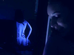 Pepper Hart sucks the gardeners cock