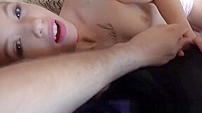 Petite stepdaughter destroyed by fat dick POV style