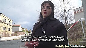 Pickedup busty bigass babe fucked 4 cash in POV by sex agent