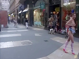 Piss Slut in Public 16 Kigyo utca