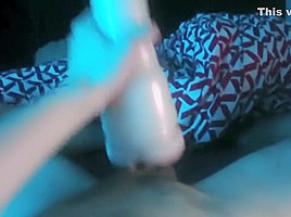 Plaisir avec le fleshlight :)