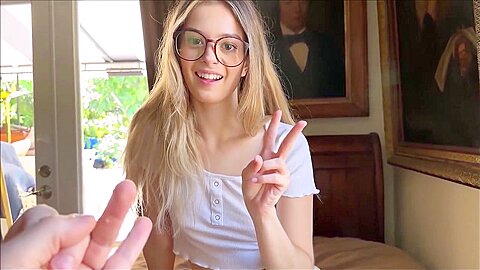 Playing Secret Game With Little Step Sister - Molly Little