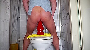 Plugneuken Pik Poep Eten Toilet