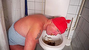 Plugneuken Pik Poep Eten Toilet