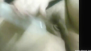 Plumper Angela Toying Her Gaping Holes
