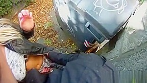 Pretty Blonde Cocksucker Gets Fucked Doggy-style Outdoors In A Homemade Sex Video