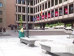 Pretty babe hanged and disgraced in public