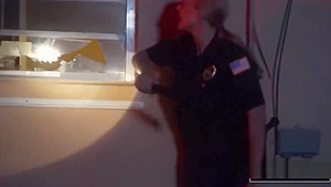 Property trespasser is subdued by horny milf cops into stuffing them