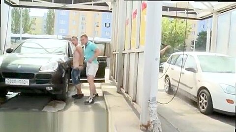 Public Showers Dublin Gay Anal Fucking At The Public Carwash!