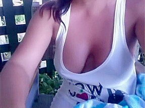 Public cafe webcam tits flash mfc