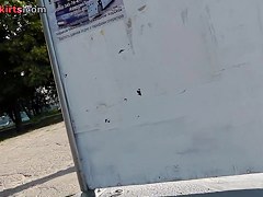 Public upskirt videos from the local bus stop