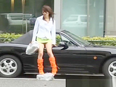 Publicsex nippon babe toyed outdoors