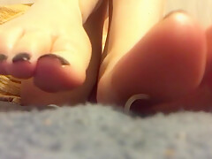 Putting Lotion On My Tiny Feet
