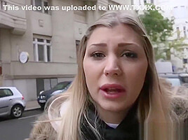Random blonde agreed to fuck and suck for big cash