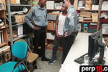 Rather Than Calling The Police, The Two Guards Lessen The Twinks Punishment And