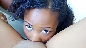 Real Ebony teen 18+ Lesbian