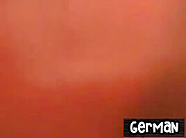 Real German gay rimmed and fingered in sling orgy after anal