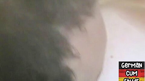 Real German gays enjoy doing homemade blowjob and handjob