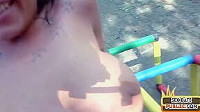 Real Pickedup Slut Gives Public Cocksuck
