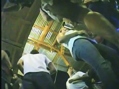 Real upskirt video of sexy chicks in line for the club