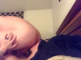 Red headed slut craves ass to mouth