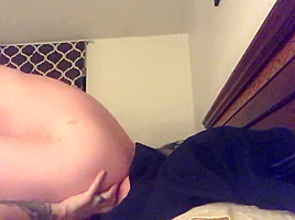 Red headed slut craves ass to mouth