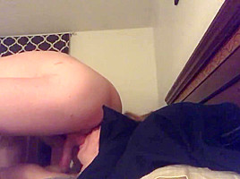 Red headed slut craves ass to mouth