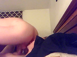 Red headed slut craves ass to mouth