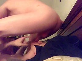 Red headed slut craves ass to mouth