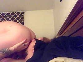 Red headed slut craves ass to mouth