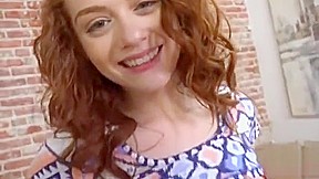 Redhead Amateur teen 18+ Girl Hard Homemade Pov Fuck