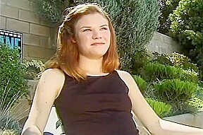 Redhead First-Timer Gets Hard Cock